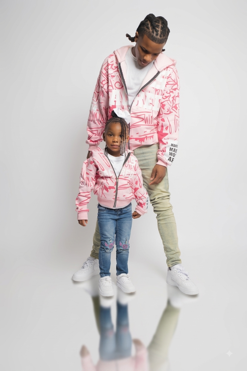 SACRED PINK  HOODIE