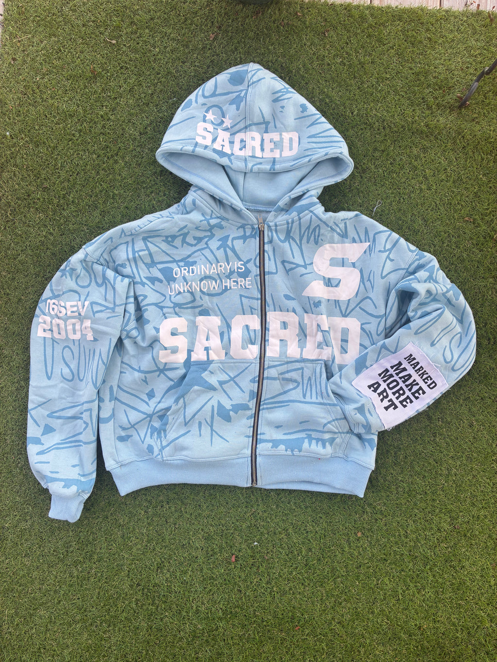 SACRED UNC BLUE HOODIE
