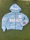 SACRED UNC BLUE HOODIE