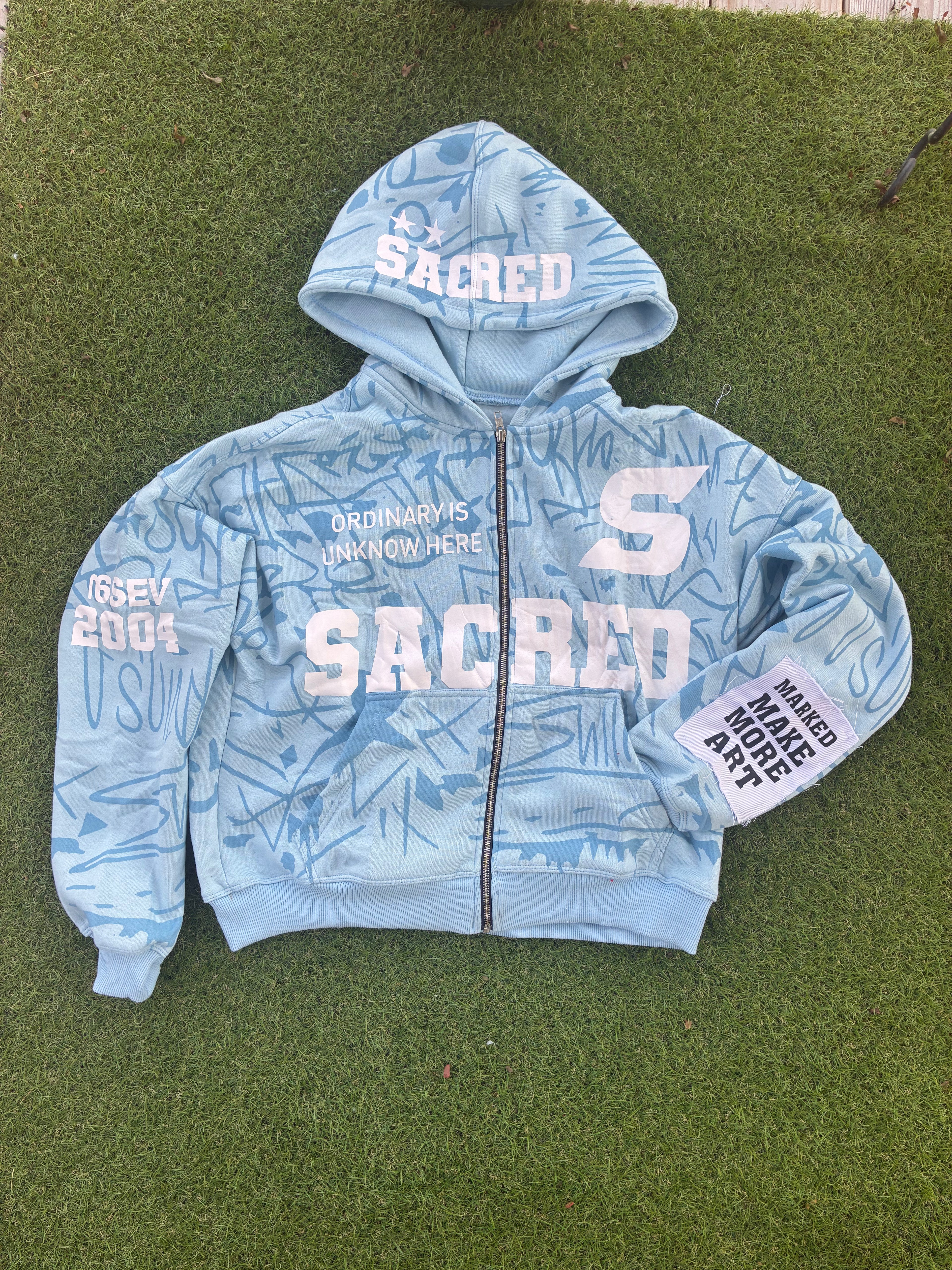 SACRED UNC BLUE HOODIE