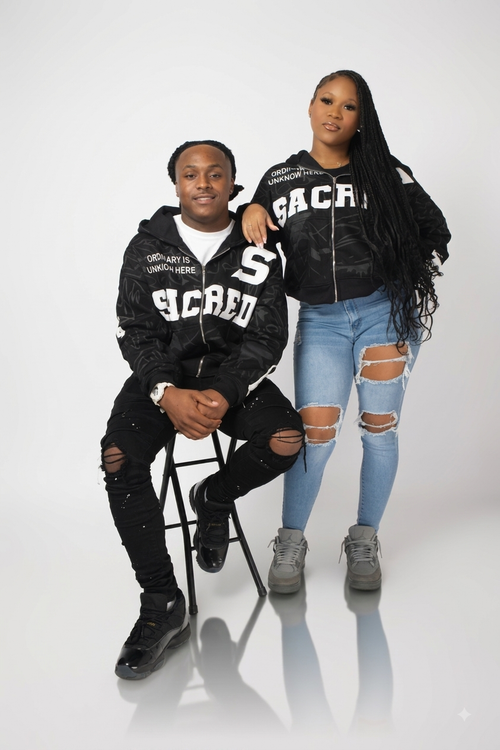 SACRED BLACK HOODIE